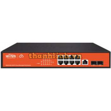 Bộ chia mạng Wi-Tek WI-PCMS310GF - 8 port Gigabit PoE & 2 SFP Cloud L2 Managed Switch Wi-Tek WI-PCMS310GF