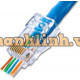 Modular plug đầu RJ45 Cat.5e dạng xuyên thấu Pass Through Aptek 501-11001