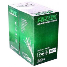 Cáp mạng APTEK CAT.6 UTP Copper, 24AWG, vỏ nhựa PVC  Aptek 630-1102-3