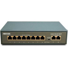 SF1092FP - Switch 8 port PoE & 2 Uplink FE - chuyên dụng cho camera, truyền tín hiệu và nguồn với khoảng cách 250m  Aptek SF1092FP