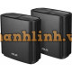 Router WIFI AiMesh ASUS ZenWiFi CT8 2 Pack, Chuẩn AC3000- Ba băng tần, Hệ thống cho phép ghép nối 2 Router