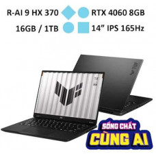 Laptop Asus TUF Gaming A14 2024 (Ryzen AI 9 HX 370/ RAM 16GB/ GeForce RTX 4060/ 1TB SSD/ Windows 11 + Office)