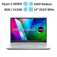 Laptop Asus VivoBook Pro M3401QA-KM006W (AMD Ryzen 5 5600H) (Bạc)