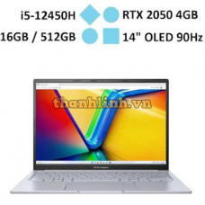 Laptop Asus Vivobook 14X OLED K3405ZF-KM086W (i5-12450H) (Bạc)