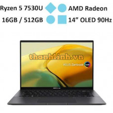 Laptop Asus Zenbook 14 OLED - UM3402YA-KM405W (Ryzen 5 7530U/ RAM 16GB/ Onboard/ 512GB SSD/ Windows 11)