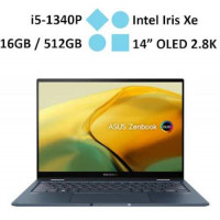 Laptop Asus Zenbook 14 Flip OLED UP3404VA-KN038W (i5-1340P) (Xanh)