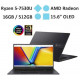 Laptop Asus Vivobook 15X Oled M3504YA-L1268W (Ryzen 5 7530U/ RAM 16GB/ Onboard/ 512GB SSD/ Windows 11)