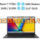 Laptop Asus Vivobook 15X OLED M3504YA-L1332W (Ryzen 7 7730U/RAM 16GB/Onboard/512GB SSD/ Windows 11)