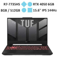 Laptop gaming Asus TUF Gaming A15 FA507NU-LP034W (Ryzen 7 7735HS/RAM 8GB/GeForce RTX 4050/512GB SSD/ Windows 11)