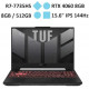 Laptop gaming Asus TUF Gaming A15 FA507NV-LP046W (Ryzen 7 7735HS/RAM 8GB/GeForce RTX 4060/512GB SSD/ Windows 11)