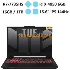 Laptop gaming Asus TUF Gaming A15 FA507NU-LP070W (Ryzen 7 7735HS/RAM 16GB/GeForce RTX 4050/1TB SSD/ Windows 11)