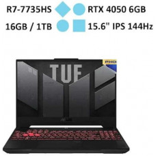 Laptop gaming Asus TUF Gaming A15 FA507NU-LP070W (Ryzen 7 7735HS/RAM 16GB/GeForce RTX 4050/1TB SSD/ Windows 11)