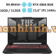 Laptop AI Asus TUF Gaming A15 FA507UV-LP090W (Ryzen 9 8945H/RAM 16GB/GeForce RTX 4060/512GB SSD/Windows 11)