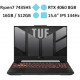 Laptop Asus TUF Gaming A15 FA507NVR-LP091W (Ryzen 7 7435HS/RAM 16GB/GeForce RTX 4060/512GB SSD/ Windows 11 Home)