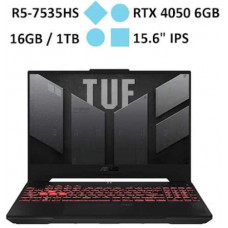 Laptop gaming Asus TUF Gaming A15 FA507NU-LP131W (Ryzen 5 7535HS/RAM 16GB/GeForce RTX 4050/1TB SSD/ Windows 11)