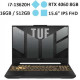 Laptop gaming Asus TUF Gaming F15 FX507VV-LP157W (i7-13620H/RAM 16GB/GeForce RTX 4060/512GB SSD/ Windows 11)