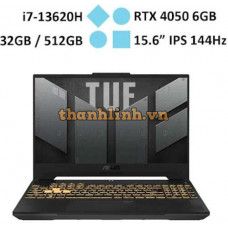 Laptop gaming Asus TUF Gaming F15 FX507VU-LP197W (i7-13620H/RAM 32GB/GeForce RTX 4050/512GB SSD/ Windows 11)