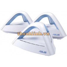 Router WIFI AiMesh ASUS Lyra Trio 3 Pack, chuẩn AC1750 - Hệ thống ghép nối 3 Router giúp mở rộng vùng phủ sóng lên 500m2