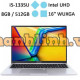 Laptop Asus Vivobook 16 X1605VA-MB105W (i5-1335U/ RAM 8GB/ Onboard/ 512GB SSD/ Windows 11)