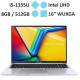 Laptop Asus Vivobook 16 X1605VA-MB105W (i5-1335U/ RAM 8GB/ Onboard/ 512GB SSD/ Windows 11)