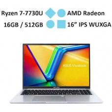 Laptop Asus Vivobook 16 M1605YA-MB303W (AMD Ryzen 7-7730U) (Bạc)