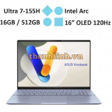 Laptop Asus Vivobook S 16 OLED S5606MA-MX051W (Ultra 7-155H/ RAM 16GB/ Onboard/ 512GB SSD/ Windows 11)