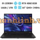 Laptop Asus ROG Flow X16 GV601VV-NF044W (i9-13900H/ RAM 16GB/ GeForce RTX™ 4060/ 1TB SSD/ Windows 11)