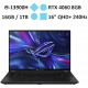 Laptop Asus ROG Flow X16 GV601VV-NF044W (i9-13900H/ RAM 16GB/ GeForce RTX™ 4060/ 1TB SSD/ Windows 11)