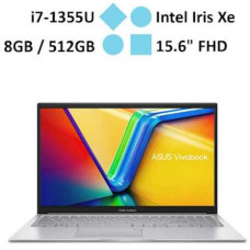 Laptop Asus Vivobook X1504VA-NJ023W (i7-1355U) (Bạc)