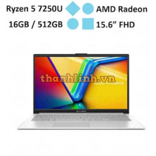 Laptop Asus Vivobook Go 15 E1504FA-NJ454W (AMD Ryzen 5-7520U) (Bạc)