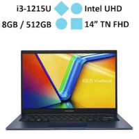 Laptop Asus Vivobook 14 X1404ZA-NK386W (i3-1215U/ RAM 8GB/ Onboard/ 512GB SSD/ Windows 11)