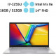 Laptop Asus Vivobook X14 - X1404ZA-NK389W (i7-1255U/ RAM 16GB/ Onboard/ 512GB SSD/ Windows 11)