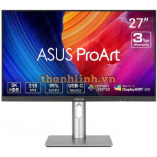 Màn hình Asus Pro Art PA27JCV (27 inch/5K/IPS/60Hz/5ms/USB-C 96W/Loa)