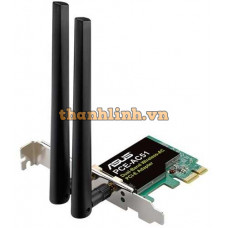 Adapter Wireless ASUS PCE-AC51, Băng tần kép chuẩn AC750, Card mạng không dây chuẩn PCI-E tốc độ 750Mbps