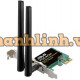 Adapter Wireless ASUS PCE-AC51, Băng tần kép chuẩn AC750, Card mạng không dây chuẩn PCI-E tốc độ 750Mbps