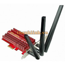 Adapter Wireless ASUS PCE-AC68 AC1900, Card mạng không dây chuẩn PCI-E tốc độ 1900Mbps