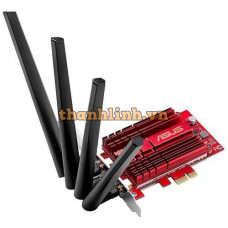Adapter Wireless ASUS PCE-AC88 AC3100, Card mạng không dây chuẩn PCI-E tốc độ 3100Mbps