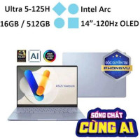 Laptop Asus Vivobook S 14 OLED S5406MA-PP028W (Ultra 5-125H/ RAM 16GB/ Onboard/ 512GB SSD/ Windows 11)