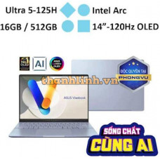 Laptop Asus Vivobook S 14 OLED S5406MA-PP028W (Ultra 5-125H/ RAM 16GB/ Onboard/ 512GB SSD/ Windows 11)