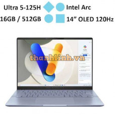 Laptop Asus Vivobook S 14 OLED S5406MA-PP046WS (Ultra 5-125H/RAM 16GB/Onboard/512GB SSD/ Windows 11 + Office)
