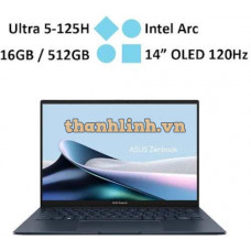 Laptop AI Asus Zenbook 14 OLED UX3405MA-PP151W (Ultra 5-125H/RAM 16GB/Onboard/512GB SSD/Windows 11)