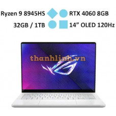 Laptop Asus ROG Zephyrus G14 GA403UV-QS170W (AMD Ryzen 9 8945HS) (Trắng)