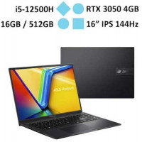 Laptop Asus Gaming Vivobook 16X K3605ZC-RP564W (i5-12500H/ RAM 16GB/ GeForce RTX™ 3050/ 512GB SSD/ Windows 11)