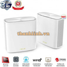 WiFi Mesh ASUS ZenWiFi AX XD6 (2 Pack) - Chuẩn WiFi 6 AX5400, Phủ sóng lên đến 500 m2