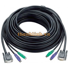 Cáp KVM Cable HD15M/MD6M/MD6M--HD15F/M Aten 2L-1030P