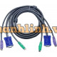 1.2M PS/2 Slim KVM Cable ATEN 2L-5001P/C