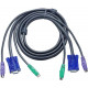 Cáp cho hệ thống KVM Cable HD15M/MD6M/MD6M--HD15F/M Aten 2L-5002P/C