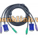 Cáp cho hệ thống KVM Intelligent Cable HDB15m/USBAM Aten 2L-5203UP