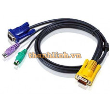 Cáp cho hệ thống KVM Cable HD15M/MD6M/MD6M/SP/SP-SP Aten 2L-5303P