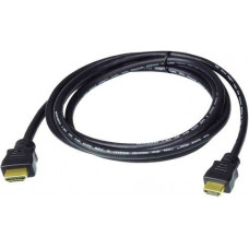 Cáp cho hệ thống KVM 1M HDMI 2.0 Cable M/M 30AWG Gold Black Aten 2L-7D01H